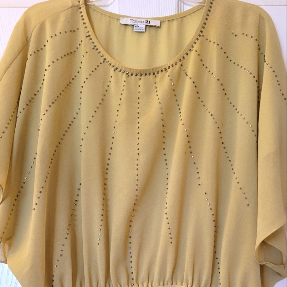Batwing sleeve Forever 21 blouse